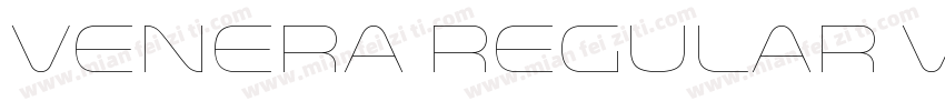 Venera Regular Vener字体转换